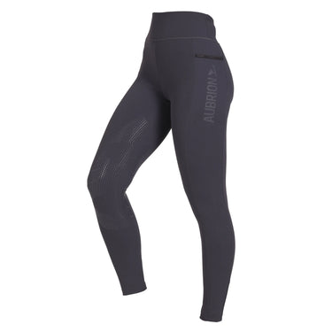 Shires Aubrion Ladies React Winter Tights Charcoal| Online For Equine