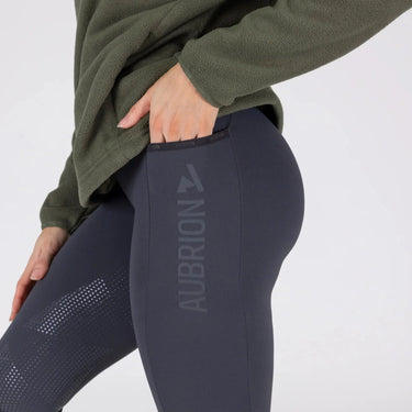 Shires Aubrion Ladies React Winter Tights Khaki| Online For Equine