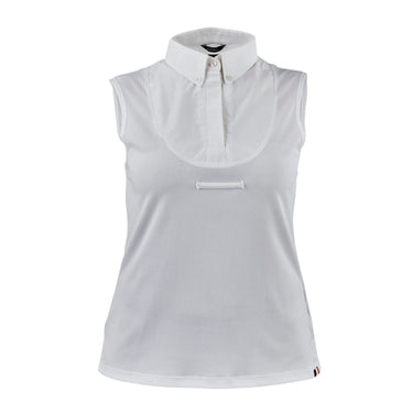 Shires Aubrion Ladies White Sleeveless Tie Shirt| Online For Equine