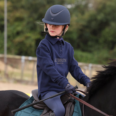 Shires Aubrion Midnight Equestrian Button Sweatshirt -Young Rider| Online For Equine