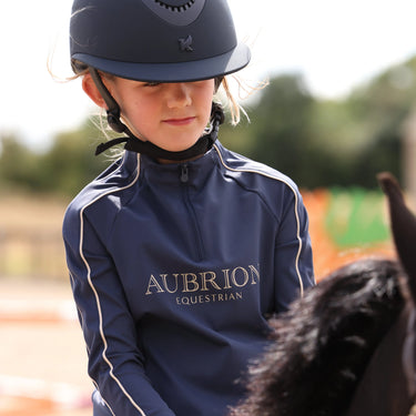 Shires Aubrion Midnight Equestrian Long Sleeve Base Layer -Young Rider| Online For Equine