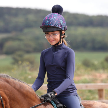 Shires Aubrion Midnight React Long Sleeve Base Layer - Young Rider| Online For Equine