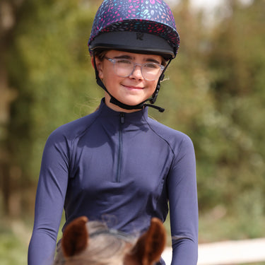 Shires Aubrion Midnight React Long Sleeve Base Layer - Young Rider| Online For Equine