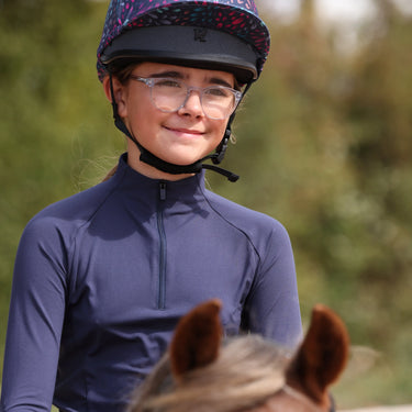 Shires Aubrion Midnight React Long Sleeve Base Layer - Young Rider| Online For Equine