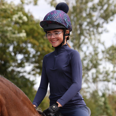 Shires Aubrion Midnight React Long Sleeve Base Layer - Young Rider| Online For Equine