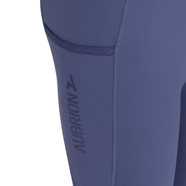 Shires Aubrion Midnight React Rhythm Riding Tights - Young Rider