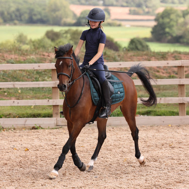 Shires Aubrion Midnight React Short Sleeve Base Layer - Young Rider| Online For Equine