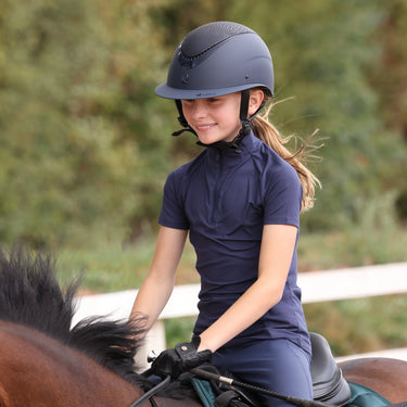 Shires Aubrion Midnight React Short Sleeve Base Layer - Young Rider| Online For Equine