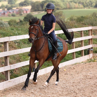 Shires Aubrion Midnight React Short Sleeve Base Layer - Young Rider| Online For Equine