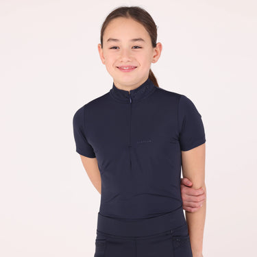 Shires Aubrion Navy Optima GX Show Shirt - Young Rider| Online For Equine