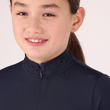 Shires Aubrion Navy Optima GX Show Shirt - Young Rider| Online For Equine