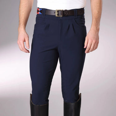 Shires Aubrion Navy Optima MX-LG Breeches - Mens| Online For Equine