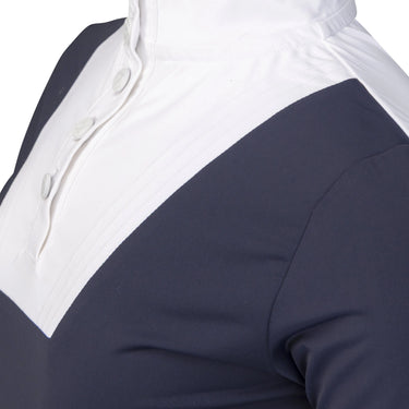 Shires Aubrion Navy Optima MX Show Shirt - Young Rider| Online For Equine