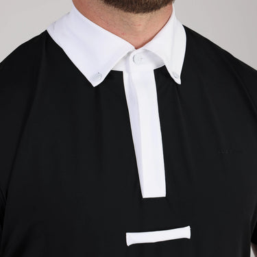 Shires Aubrion Optima Black MX Button Show Shirt - Mens| Online For Equine