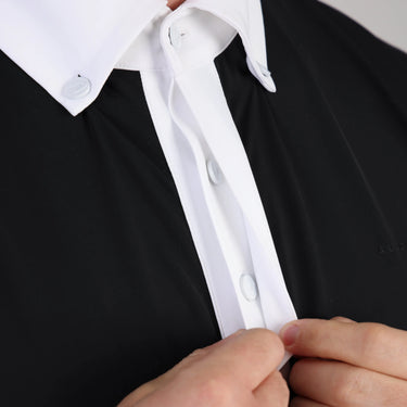 Shires Aubrion Optima Black MX Button Show Shirt - Mens| Online For Equine