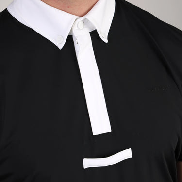 Shires Aubrion Optima Black MX Zip Show Shirt - Mens| Online For Equine