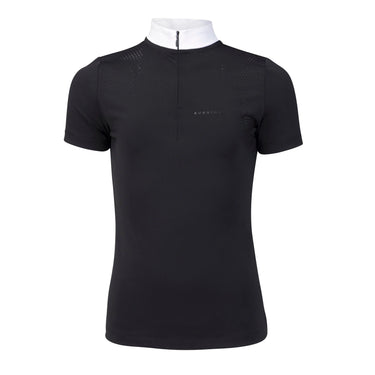 Shires Aubrion Optima Black QX Show Shirt - Young Rider| Online For Equine