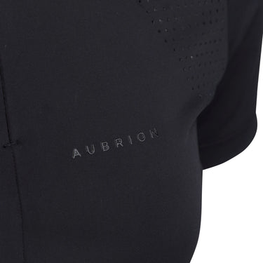 Shires Aubrion Optima Black QX Show Shirt - Young Rider| Online For Equine