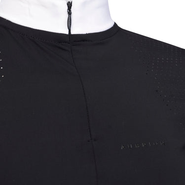 Shires Aubrion Optima Black QX Show Shirt - Young Rider| Online For Equine