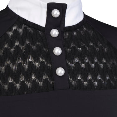 Shires Aubrion Optima Black VX Show Shirt - Young Rider| Online For Equine