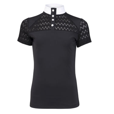 Shires Aubrion Optima Black VX Show Shirt - Young Rider| Online For Equine