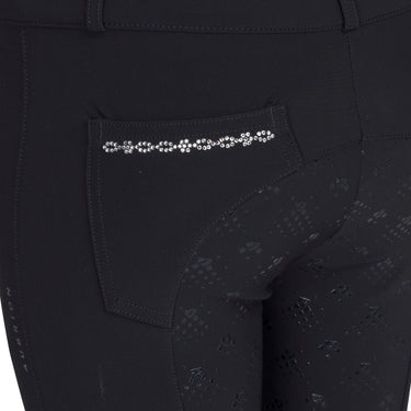 Shires Aubrion Optima LX Breeches - Young Rider- Black| Online For Equine