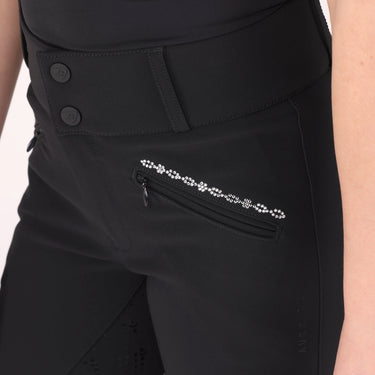 Shires Aubrion Optima LX Breeches - Young Rider- Black| Online For Equine