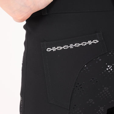 Shires Aubrion Optima LX Breeches - Young Rider- Black| Online For Equine