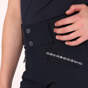 Shires Aubrion Optima LX Breeches - Young Rider- Navy| Online For Equine