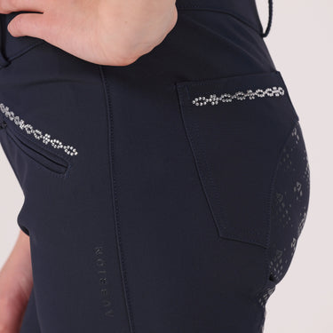 Shires Aubrion Optima LX Breeches - Young Rider- Navy| Online For Equine