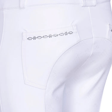 Shires Aubrion Optima LX Breeches - Young Rider- White| Online For Equine