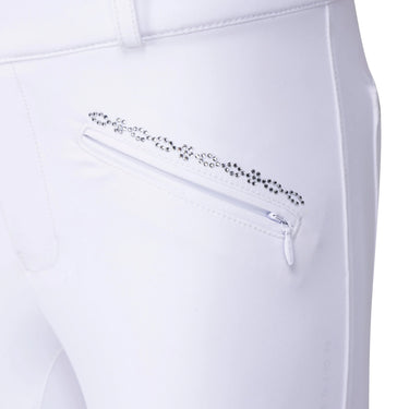Shires Aubrion Optima LX Breeches - Young Rider- White| Online For Equine