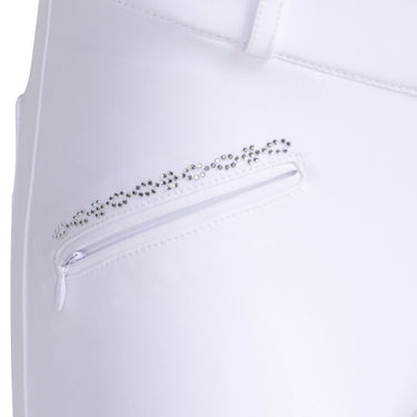 Shires Aubrion Optima LX Breeches - Young Rider- White| Online For Equine