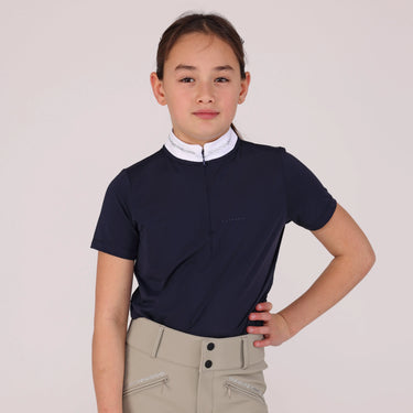 Shires Aubrion Optima Navy LX Show Shirt - Young Rider| Online For Equine