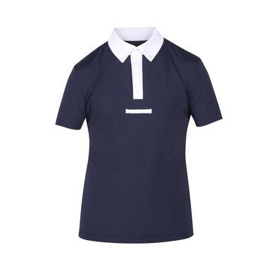 Shires Aubrion Optima Navy MX Zip Show Shirt - Mens| Online For Equine
