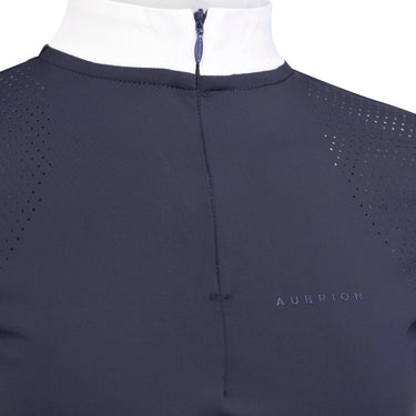 Shires Aubrion Optima Navy QX Show Shirt - Young Rider| Online For Equine