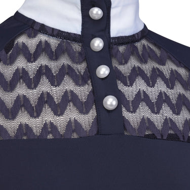 Shires Aubrion Optima Navy VX Show Shirt - Young Rider| Online For Equine