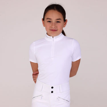 Shires Aubrion Optima White LX Show Shirt - Young Rider| Online For Equine