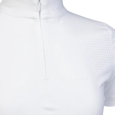 Shires Aubrion Optima White QX Show Shirt - Young Rider| Online For Equine