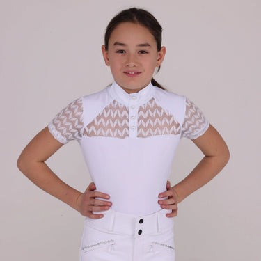 Shires Aubrion Optima White VX Show Shirt - Young Rider| Online For Equine