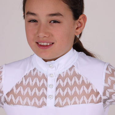 Shires Aubrion Optima White VX Show Shirt - Young Rider| Online For Equine