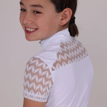Shires Aubrion Optima White VX Show Shirt - Young Rider| Online For Equine
