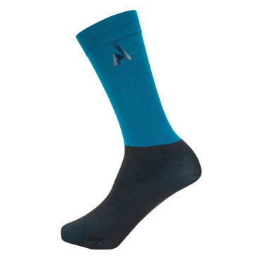 Shires Aubrion React Performance Socks - Young Rider Kingfisher