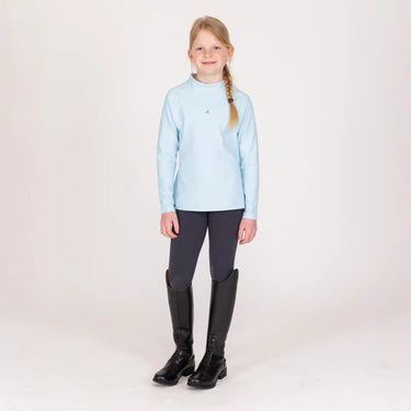 Shires Aubrion React Relaxed Base Layer- Young Rider Arctic Blue| Online For Equine