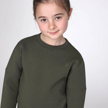 Shires Aubrion React Sweatshirt- Young Rider Khaki| Online For Equine