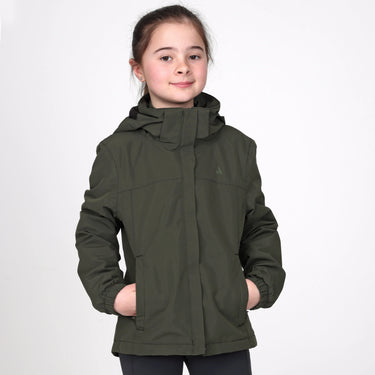Shires Aubrion React Thermal Waterproof Coat- Young Rider Khaki| Online For Equine