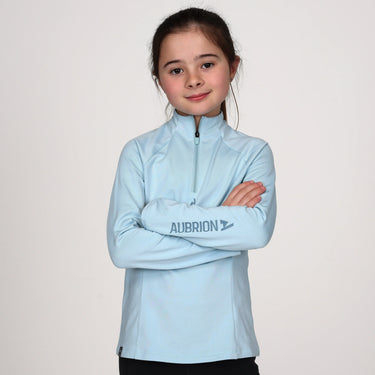 Shires Aubrion React Winter Base Layer - Young Rider Arctic Blue| Online For Equine