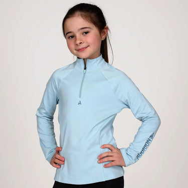 Shires Aubrion React Winter Base Layer - Young Rider Arctic Blue| Online For Equine