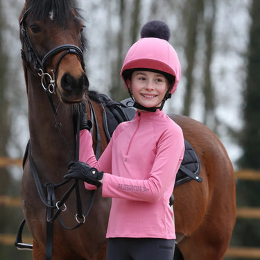 Shires Aubrion React Winter Base Layer - Young Rider Candy Floss| Online For Equine