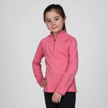 Shires Aubrion React Winter Base Layer - Young Rider Candy Floss| Online For Equine